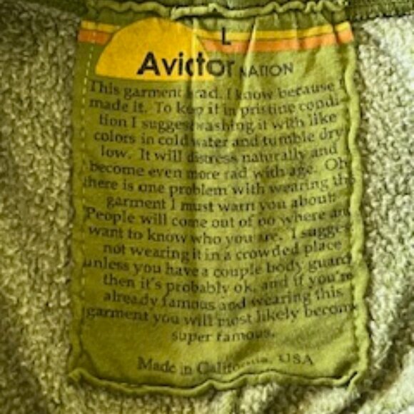 Aviator Nation 5 Stripe Sweatpants Green "Rainbow Stripe" - Picture 4 of 6